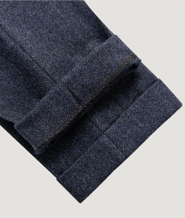 Heren Tweed Broek - Vintage Casual Look