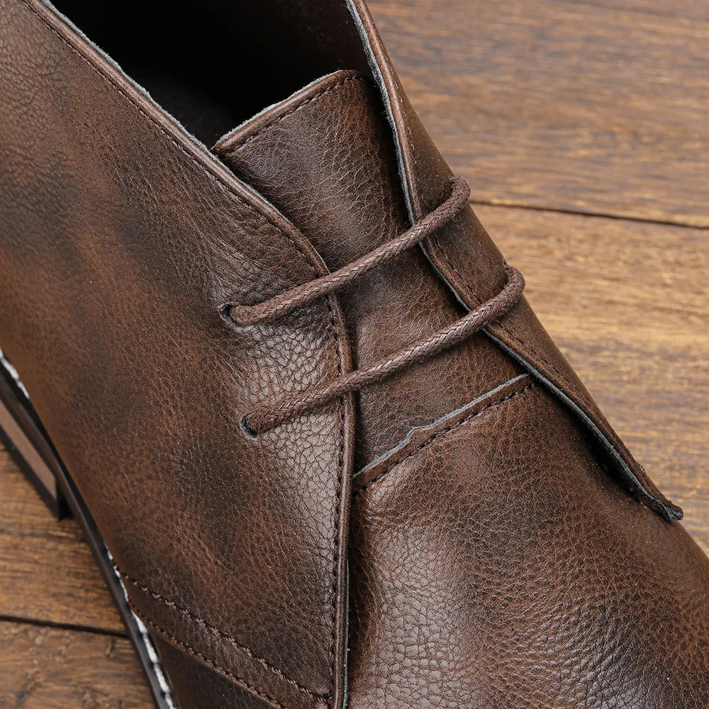 Heren Veterschoenen Chukka Boots - Klassieke Enkellaarzen
