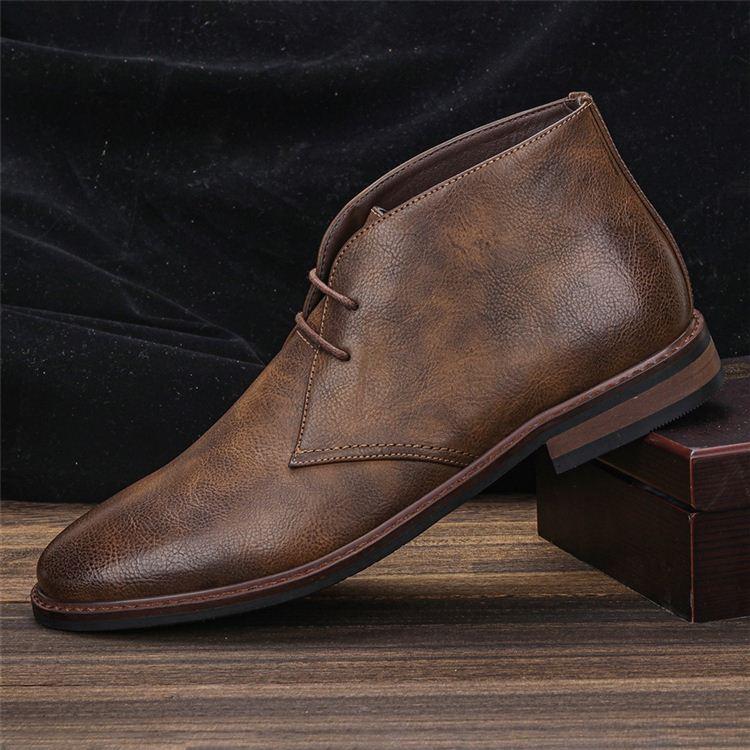 Heren Veterschoenen Chukka Boots - Klassieke Enkellaarzen