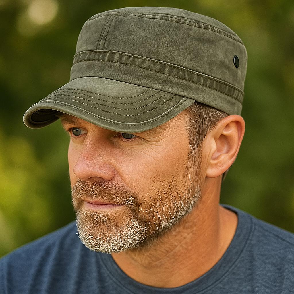 Heren Vintage Baseball Cap - Gestructureerde Rugged Stijl