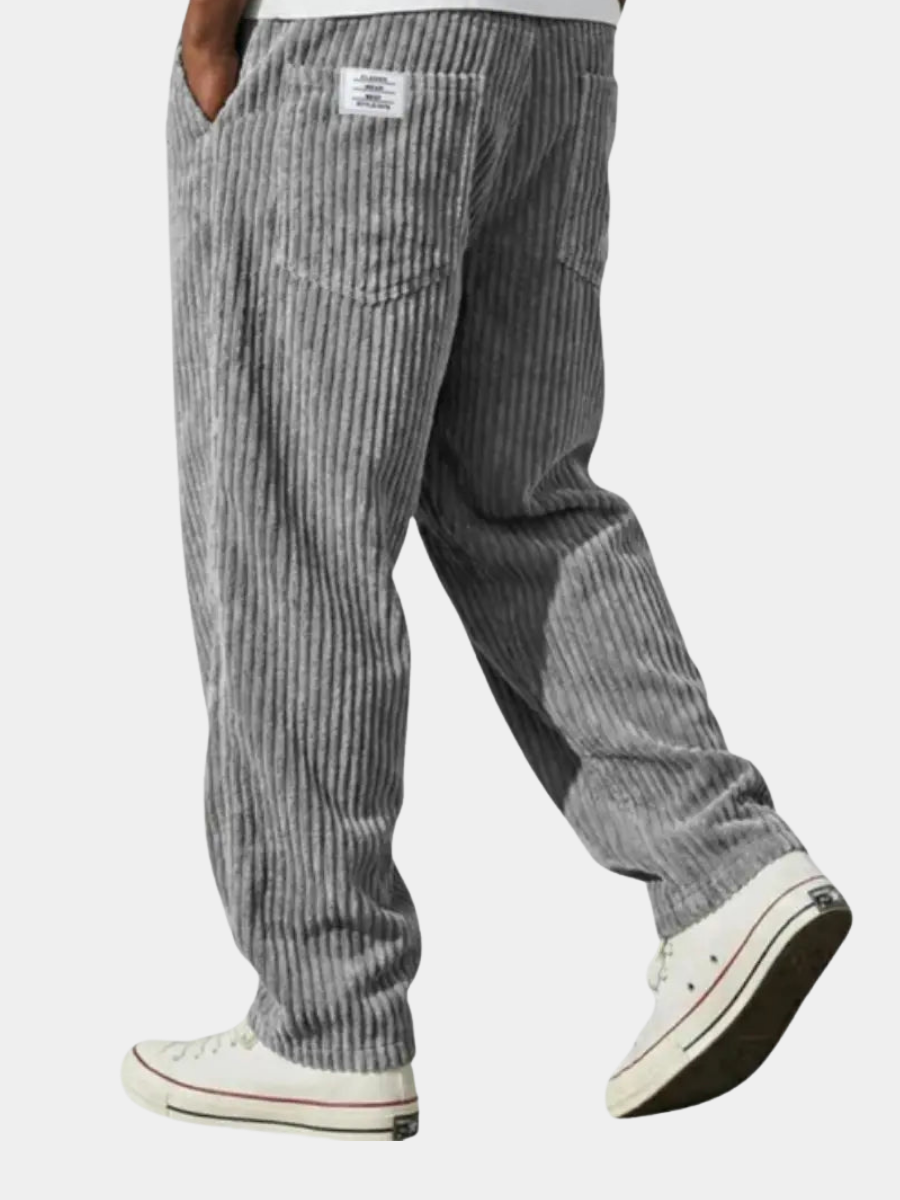 Heren Vintage Corduroy Broek - Relaxed Fit