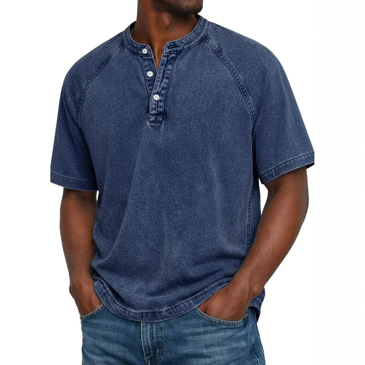 Heren Vintage Overhemd - Klassieke Relaxed Fit