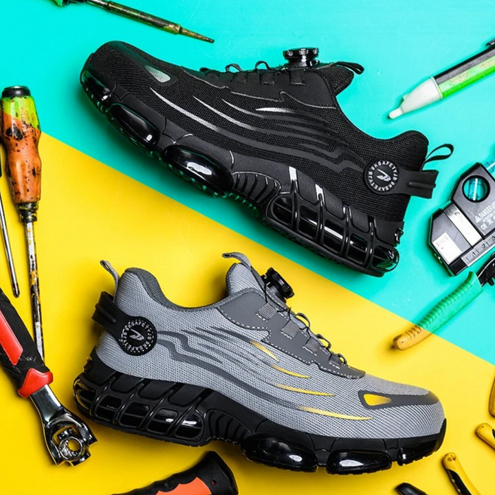 Heren werkschoenen met antislip zool - Veilig en comfortabel