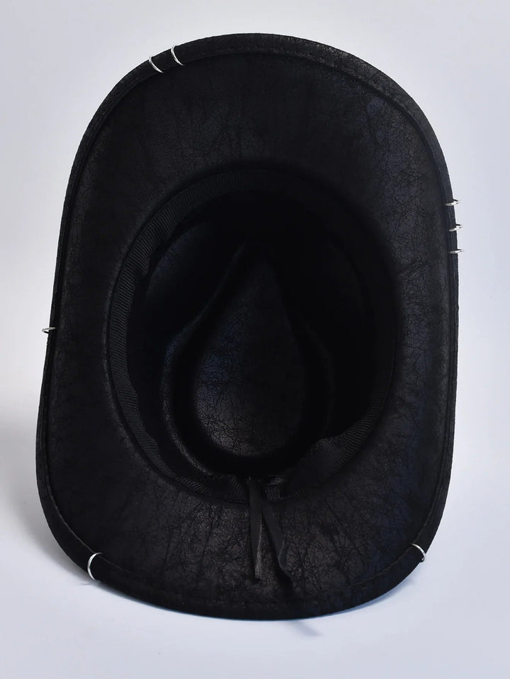 Heren Western Cowboy Hat - Skull Studded Band