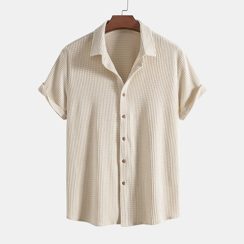 Heren Zomer Co-Ord Set - Casual Shirt en Shorts