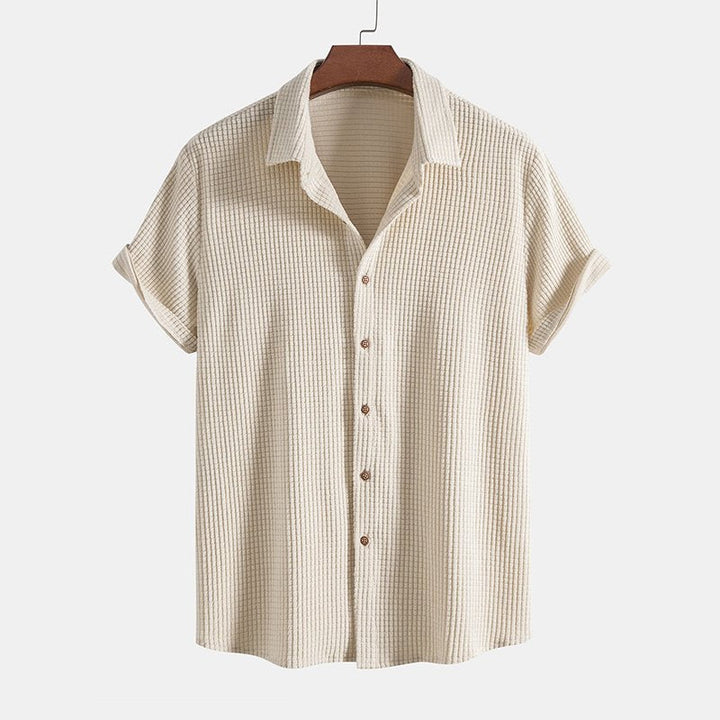 Heren Zomer Co-Ord Set - Casual Shirt en Shorts