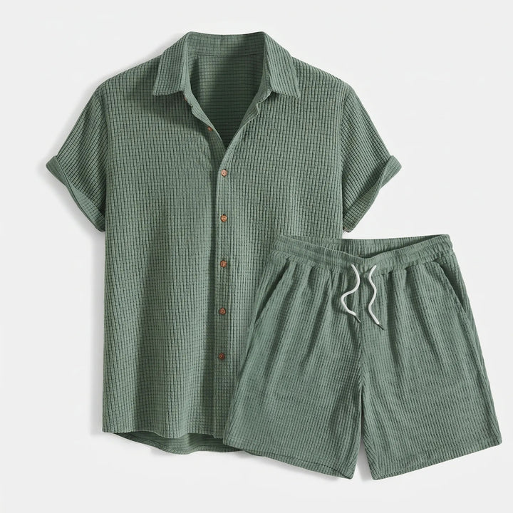 Heren Zomer-Set Shirt en Shorts - Casual Comfort