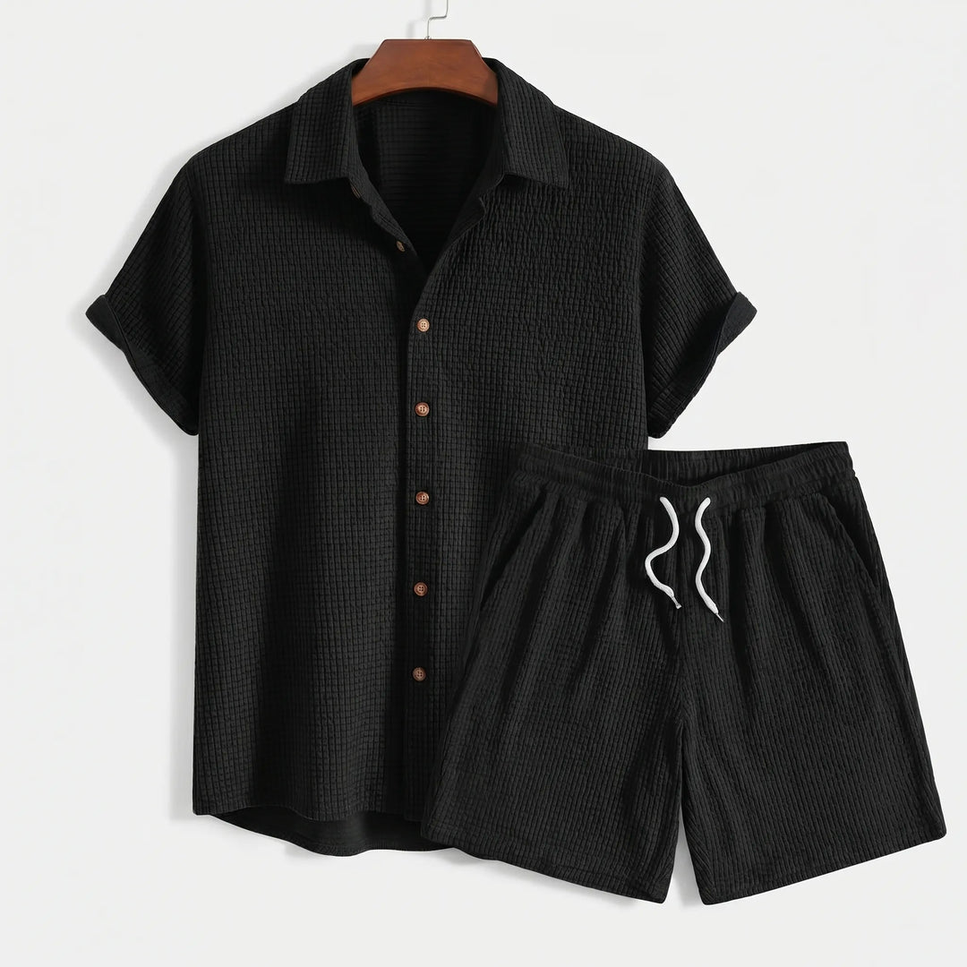 Heren Zomer-Set Shirt en Shorts - Casual Comfort
