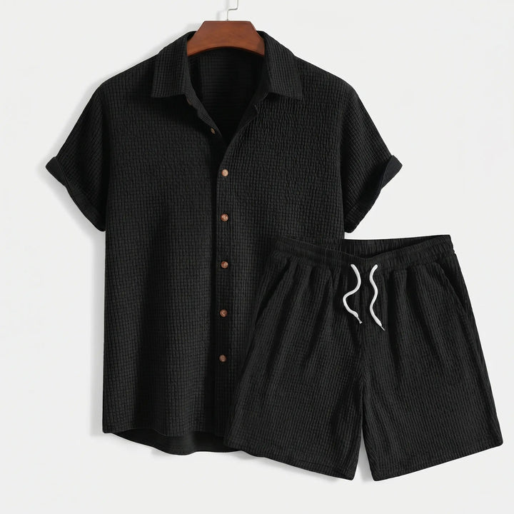 Heren Zomer-Set Shirt en Shorts - Casual Comfort