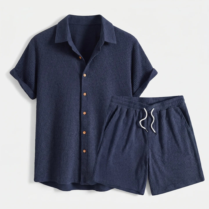 Heren Zomer-Set Shirt en Shorts - Casual Comfort