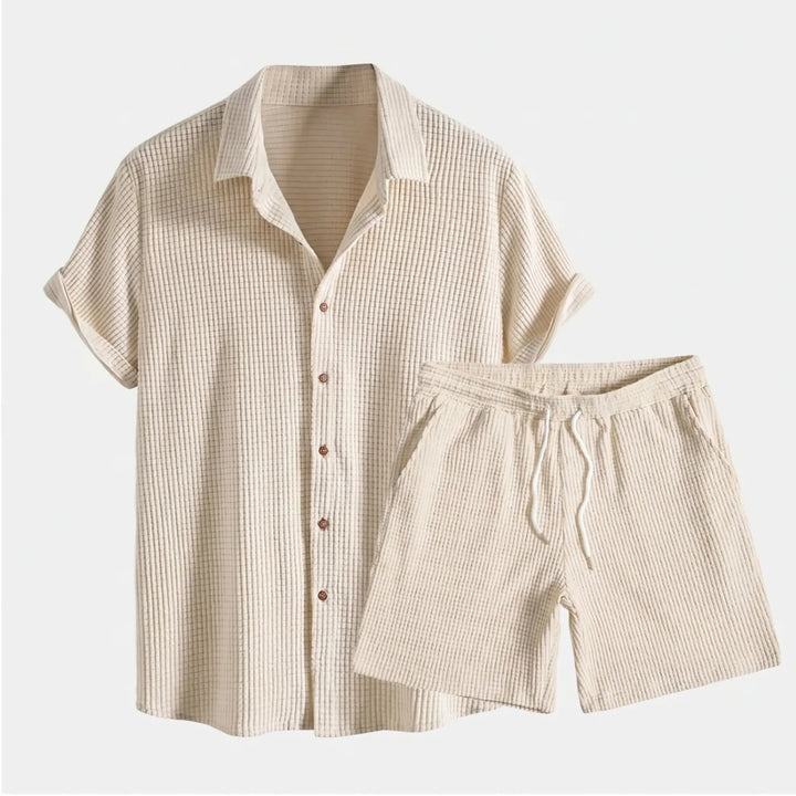 Heren Zomer-Set Shirt en Shorts - Casual Comfort