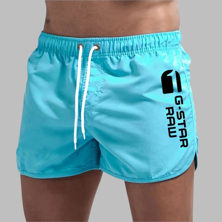 Heren Zwemshort Sneldrogend - Klassiek Sportief - Blauw