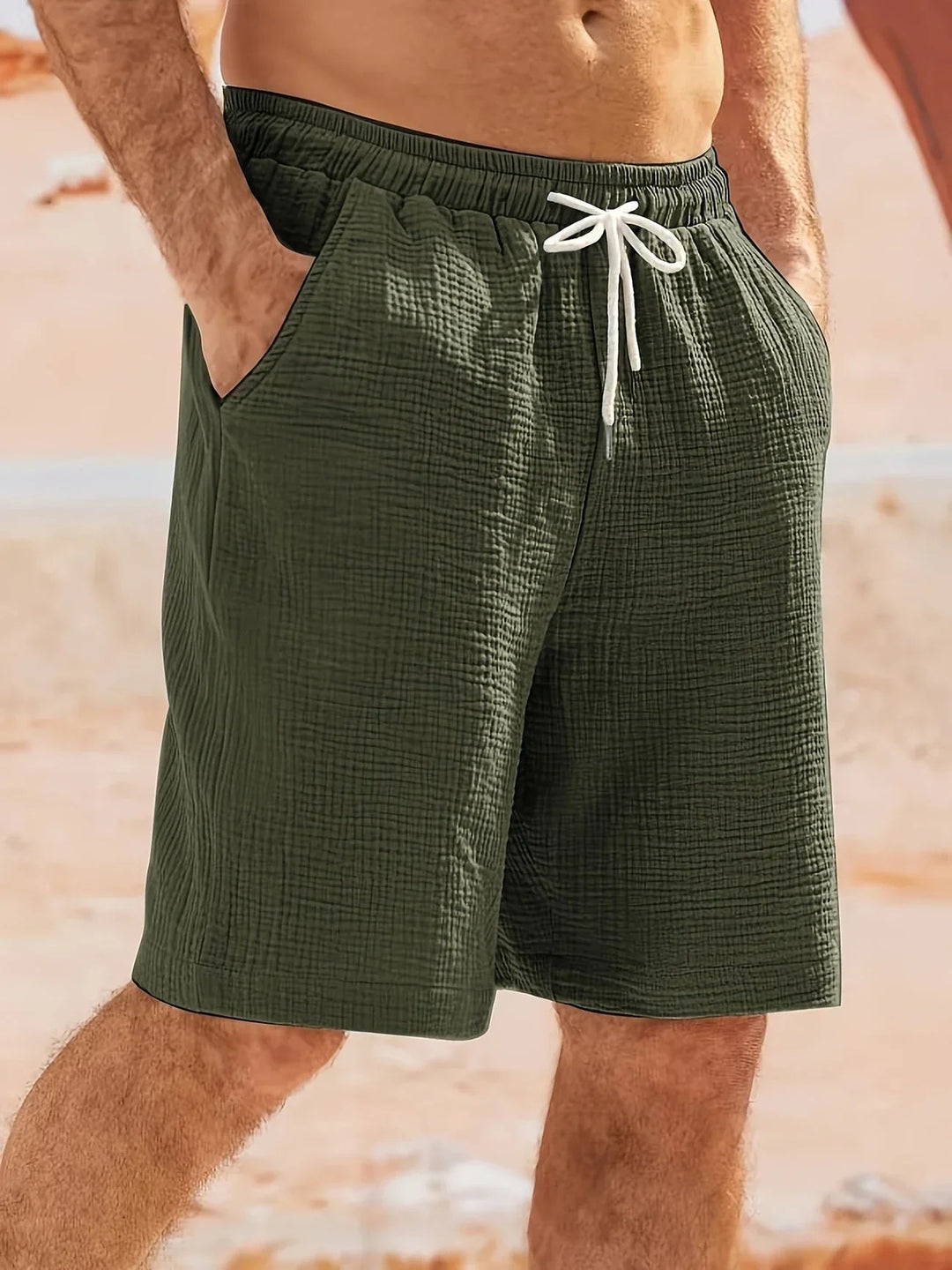 Heren Zwemshorts Sneldrogend - Klassieke Strandstijl