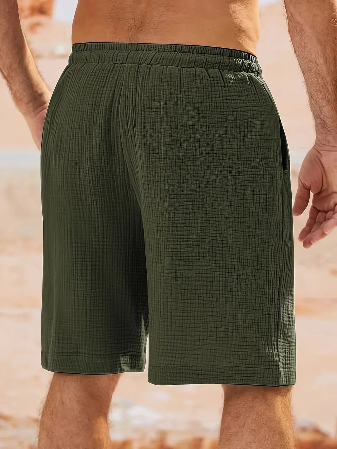 Heren Zwemshorts Sneldrogend - Klassieke Strandstijl