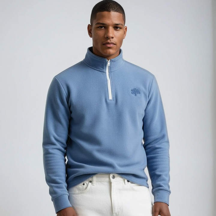 Truien Heren | Thermische Sweater | Half-Zip Staande Kraag | Winter